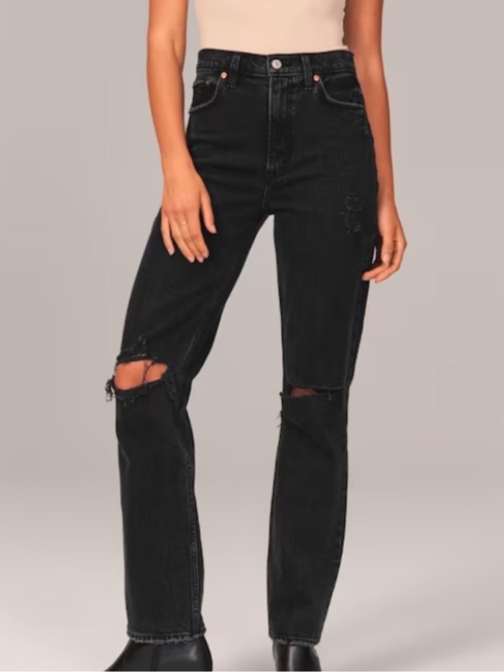 Abercrombie 90s Straight Ultra High-Rise
